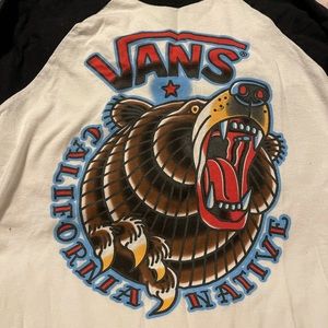 Vans 3/4 length shirt